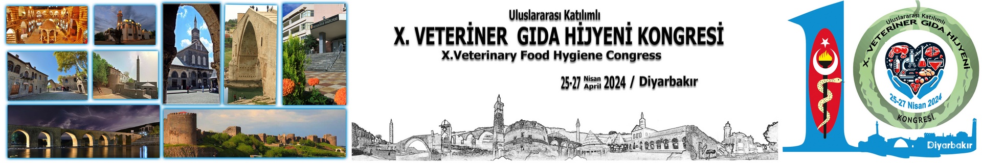 X. Veteriner Gıda Hijyeni Kongresi 25-27 Nisan  2024, DİYARBAKIR